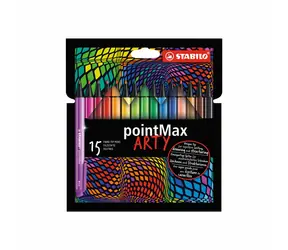 STABILO® pointMax - ARTY - 15 ks sada - 15 různých barev