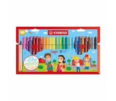 STABILO® Cappi - 24 ks sada - 24 různých barev