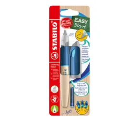 STABILO® EASYbirdy Timber modrá - vč. bombičky s modrým zmizíkovatelným inkoustem
