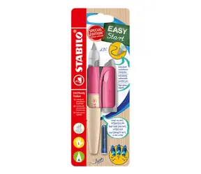 STABILO® EASYbirdy Timber růžová - vč. bombičky s modrým zmizíkovatelným inkoustem
