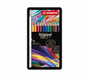STABILO® Original - ARTY+ - 12 ks sada v plechu - 12 různých barev