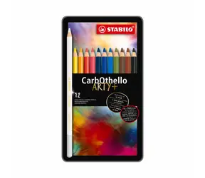 STABILO® CarbOthello - ARTY+ - 12 ks sada v plechu - 12 různých barev