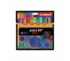STABILO® point 88 - ARTY - 24 ks sada - 24 různých barev