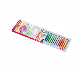 STABILO® swing cool - 18 ks deskset - 8 neonových a 10 pastelových barev