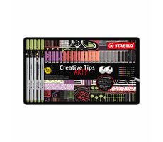STABILO® Creative Tips - ARTY - 30 ks sada v plechu - PASTEL - 6 různých barev