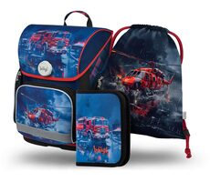 BAAGL SET 3 Ergo Záchranáři: aktovka, penál, sáček