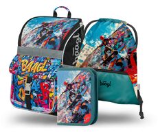 BAAGL SET 3 Zippy Skatepark: aktovka, penál, sáček