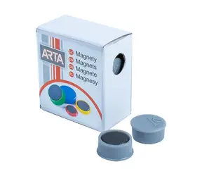 ARTA Magnety průměr 16mm šedé (10ks v balení)