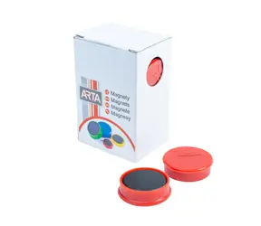 ARTA Magnety průměr 25mm červené (10ks v balení)