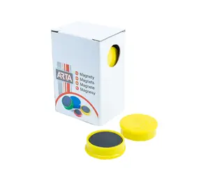 ARTA Magnety průměr 25mm žluté (10ks v balení)