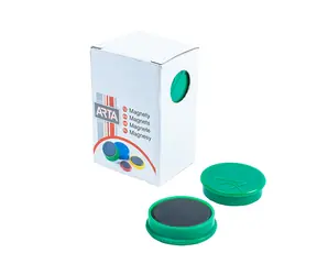 ARTA Magnety průměr 30mm zelené (10ks v balení)