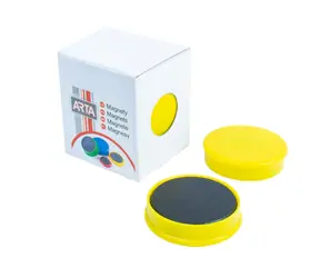 ARTA Magnety průměr 40mm žluté (4ks v balení)