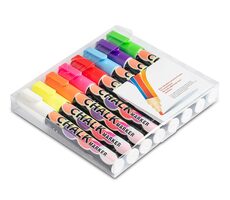 OEM Křídové popisovače na stíratelné povrchy - sada 8 barev