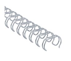 COPIERLAND Drátěné hřbety 5/16" - 3:1 - 8 mm - stříbrné - 100 ks