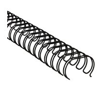 COPIERLAND Drátěné hřbety 3/8" - 3:1 - 9.5 mm - černé - 100 ks