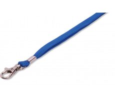 CLASSIC Šňůrka ROSE s karabinou - modrá - 100 ks