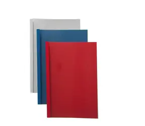 OEM Termodesky PRESTIGE 3mm - zadní barevná imitace kůže - 225 g - červená - 100 ks