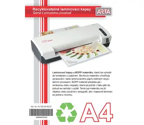 ARTA Ekologické lamino A4 125 mic