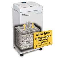 KOBRA AF.2 Compactor / Skartovací stroj / 3.5 x 40 mm (P-4) / 240 mm / až 350 listů / 40 l