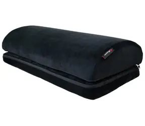 AROZZI Foot Rest Soft Fabric Velvet Black/ ergonomický polštář pod nohy/ sametově černý
