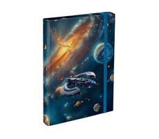 BAAGL Desky na školní sešity A4 Vesmír / 23x32x3 cm