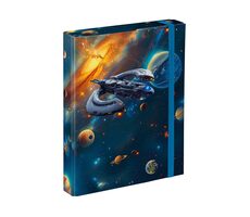 BAAGL Desky na školní sešity A5 Vesmír / 17 x 23 x 3 cm