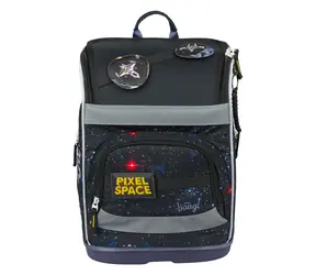 BAAGL Školní aktovka Zippy plus Pixel Space / 21 l / vhodná od 1. třídy ZŠ