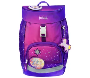 BAAGL Školní batoh Airy Koně srdce / 16,5 l / vhodná od 1. třídy ZŠ