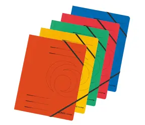 Herlitz Desky s gumičkou přes roh A4 / barevné / 5ks
