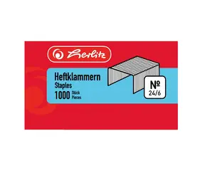 Herlitz Sponky do sešívačky / pozinkované / 1000 ks 