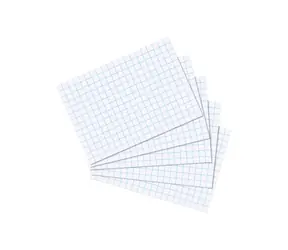 Herlitz Čtverečkované kartičky A7 / 100 ks / bílá