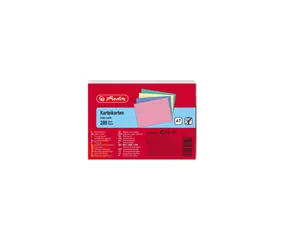 Herlitz Linkované kartičky A7 / 200 ks / barevná