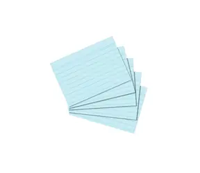 Herlitz Linkované kartičky A8 / 100 ks / modrá