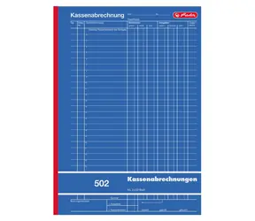 Herlitz Pokladní kniha A4 502 / 2x50 listů