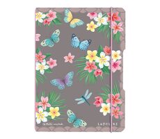 Herlitz Zápisník tečkovaný A5 motýli / 40 listů / šedá