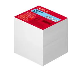 Herlitz Poznámkový blok / 9x9x9 cm / 900 listů / bílá