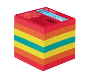 Herlitz Poznámkový blok lepený / 9x9x9 cm / 700 listů / barevná