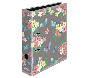 Herlitz Pořadač A4 motýli / 8 cm / šedá