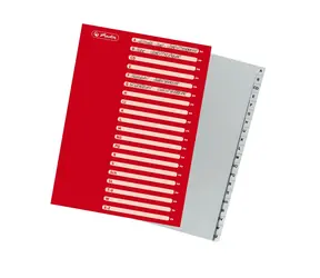 Herlitz Rozřaďovač A4 / A-Z / šedá