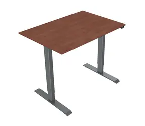 Neutralle MOKT75120ANN Pracovní stůl třešeň-šedá / elektricky nastavitelná výška / 75x120cm / nosnost 70kg