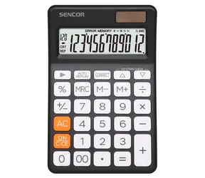 SENCOR SEC 382 CORRECT černá / Stolní kalkulačka / dvanáctimístná