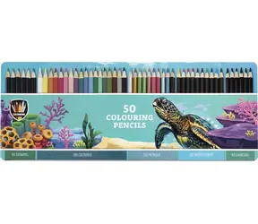 GRAFIX Velká sada pastelek 50ks / od 3 let