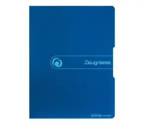 Herlitz  Desky A4 / 20 průhledných obalů / modrá