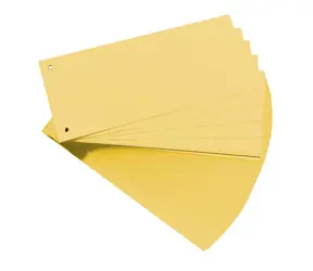 Herlitz  Oddělovací pásky / 100 ks / žlutá