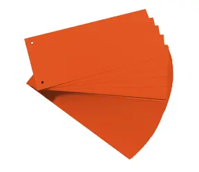 Herlitz  Oddělovací pásky / 100 ks / oranžová