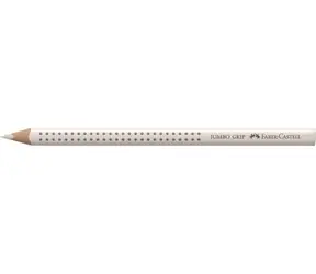 FABER-CASTELL Pastelky trojhranné / 12ks / bílá