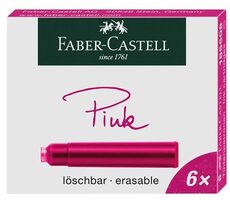 FABER-CASTELL Náplňě do kuličkového pera / 6ks / růžová