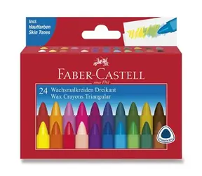 Faber-Castell Voskovky trojhranné / 24ks