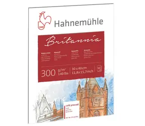 Hahnemühle Skicák Britannia Watercolour Cold Pressed Matt 30x40cm/12 listů/300 g