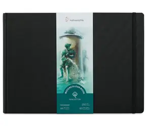 Hahnemühle Skicák Watercolour Book Landscape A4 na šířku/60 stran/250 g